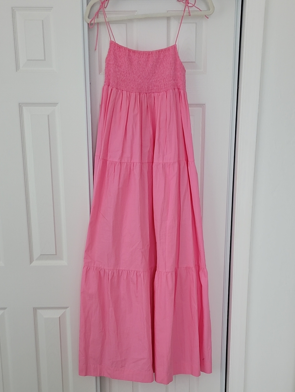 Pink tiered maxi dress - NWOT